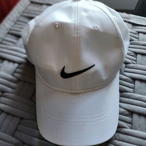 Nike Classic White Hat with Black Swoosh